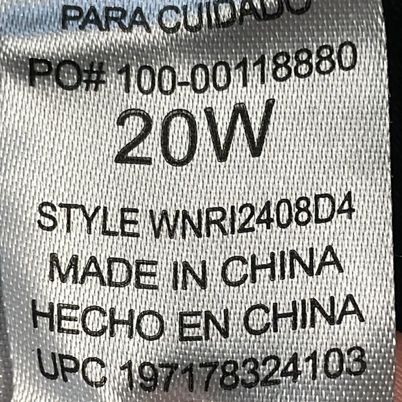 New Democracy Fray Step Hem Kick Flare Jeans Faded Black Wash Ab Plus Size 20W - Picture 12 of 12